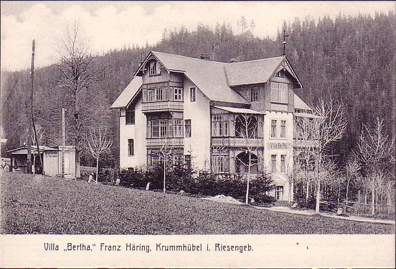 Willa Berta - historyczne zdjęcie