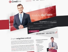 CredLine — strona finansowa, realizacja web-pc.pl