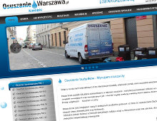 Osuszanie Warszawa — strona firmowa, realizacja web-pc.pl